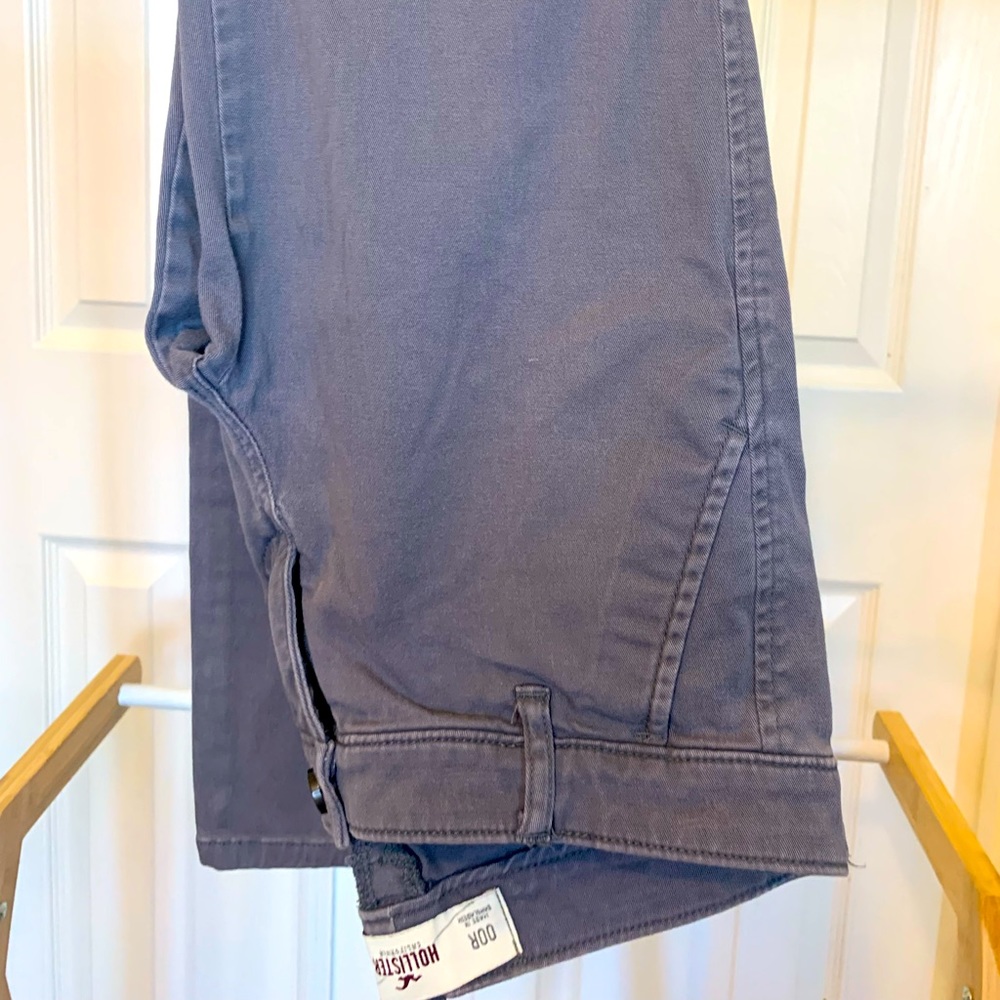 Hollister Gray Straight Leg Pants.